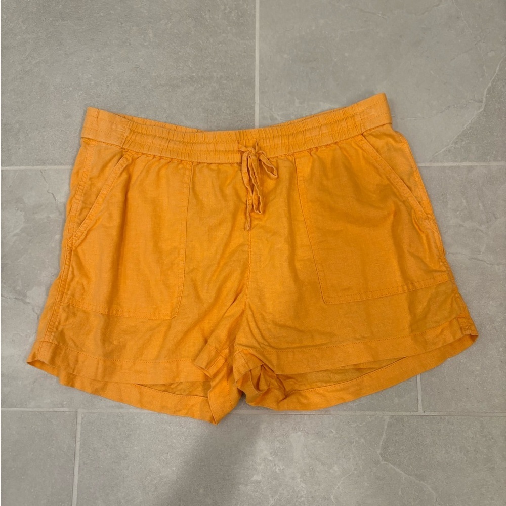 JCrew Factory Linen Blend Drawstring Shorts Bundle Size Small